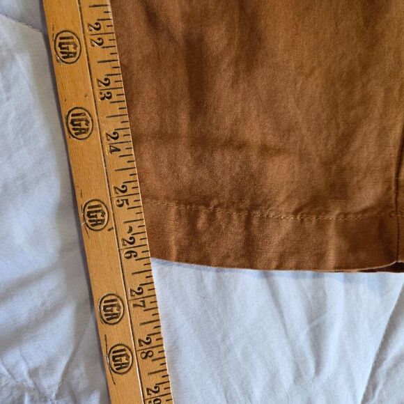 EUC A NEW DAY LINEN BLEND TAN SOFT PANTS SIZE M - Picture 16 of 16